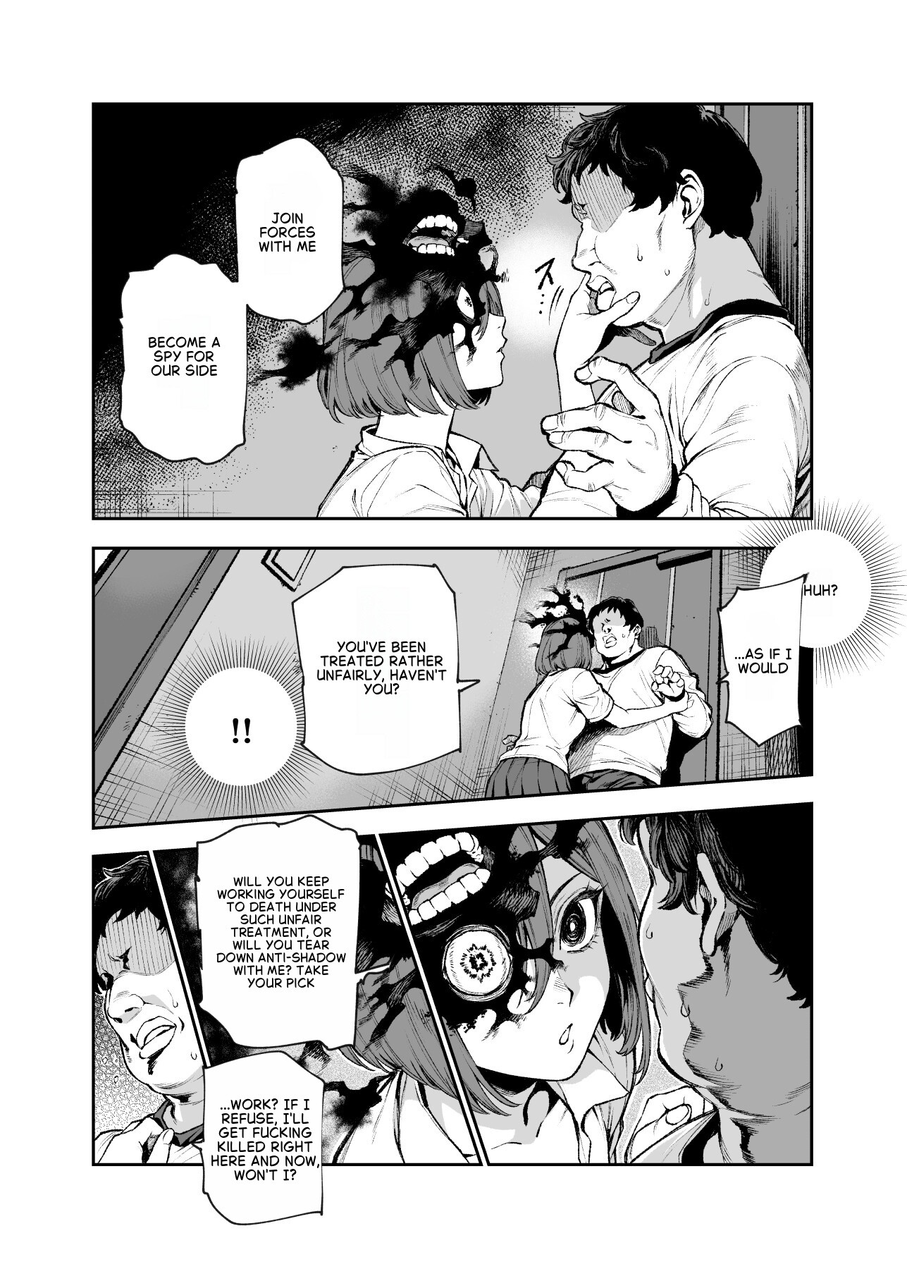 Hentai Manga Comic-Daily Life of a Low-Ranking Male Staff Member in the Anti-Shadow Special Forces EX1-Read-21